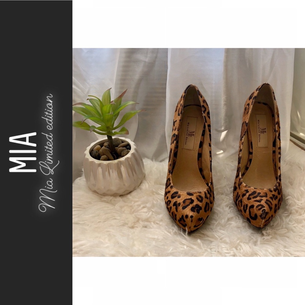 Leopard print- Mia limited edition heels
